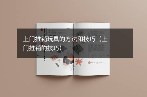 上门推销玩具的方法和技巧（上门推销的技巧）