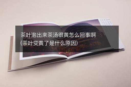 茶叶泡出来茶汤很黄怎么回事啊(茶叶变黄了是什么原因)