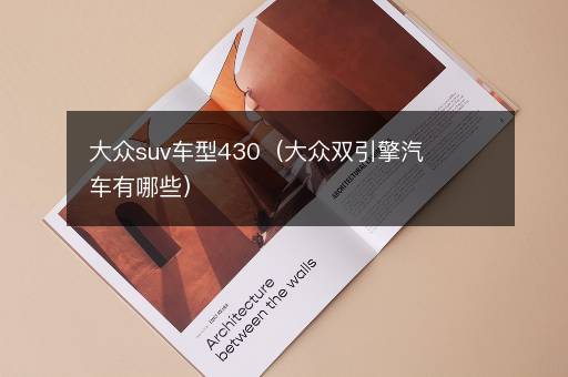 大众suv车型430（大众双引擎汽车有哪些）