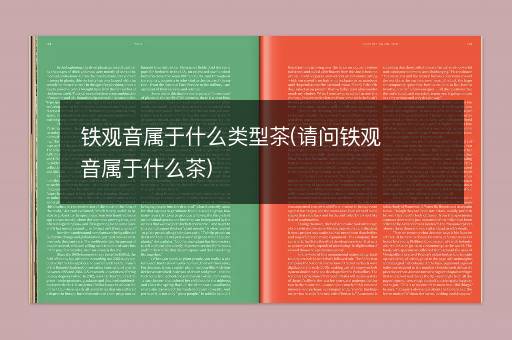 铁观音属于什么类型茶(请问铁观音属于什么茶)
