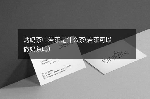 烤奶茶中岩茶是什么茶(岩茶可以做奶茶吗)