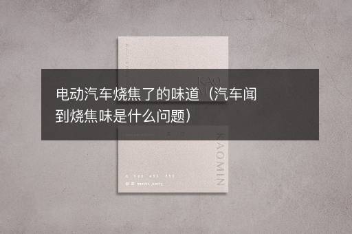 电动汽车烧焦了的味道（汽车闻到烧焦味是什么问题）